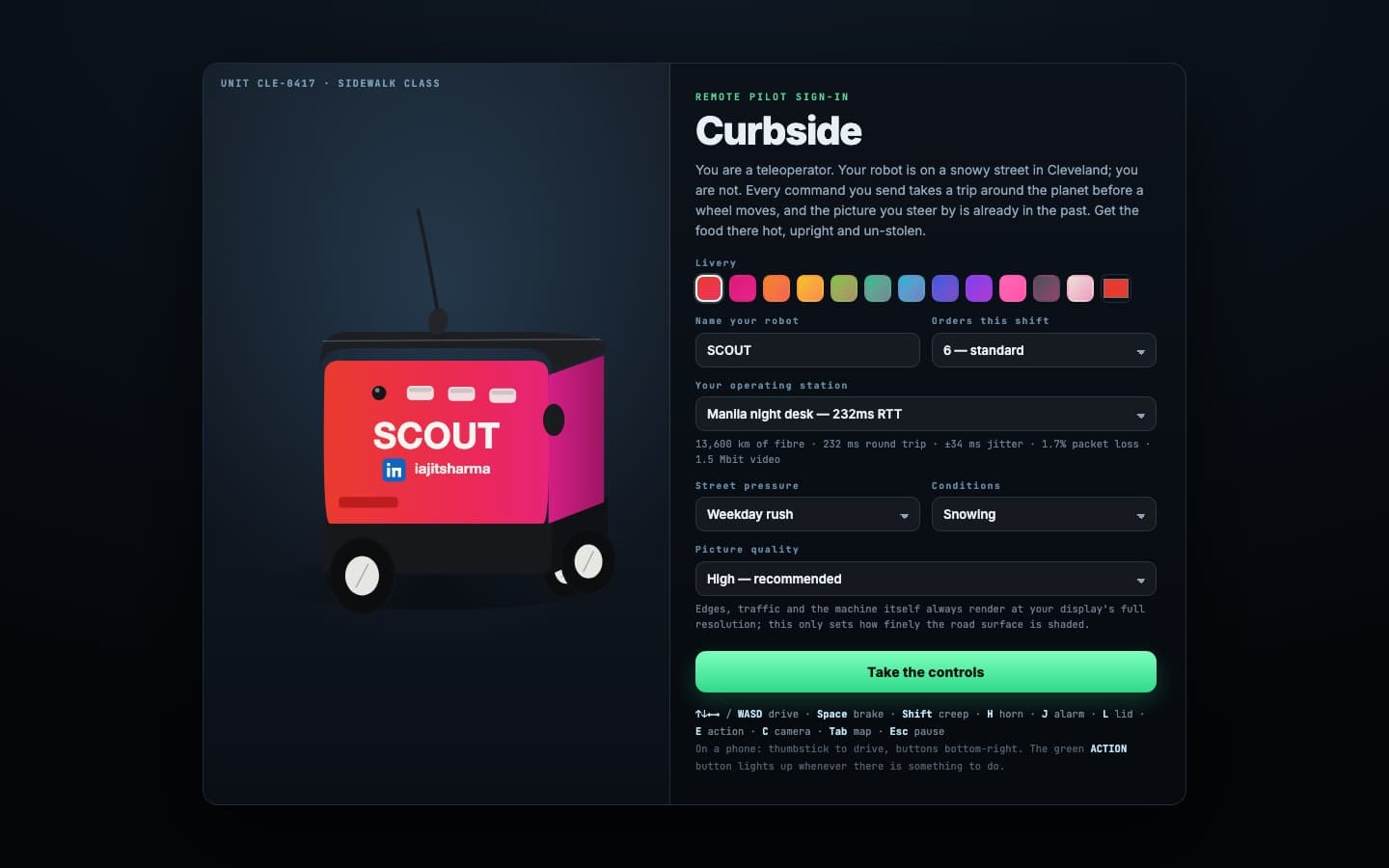 Curbside homepage