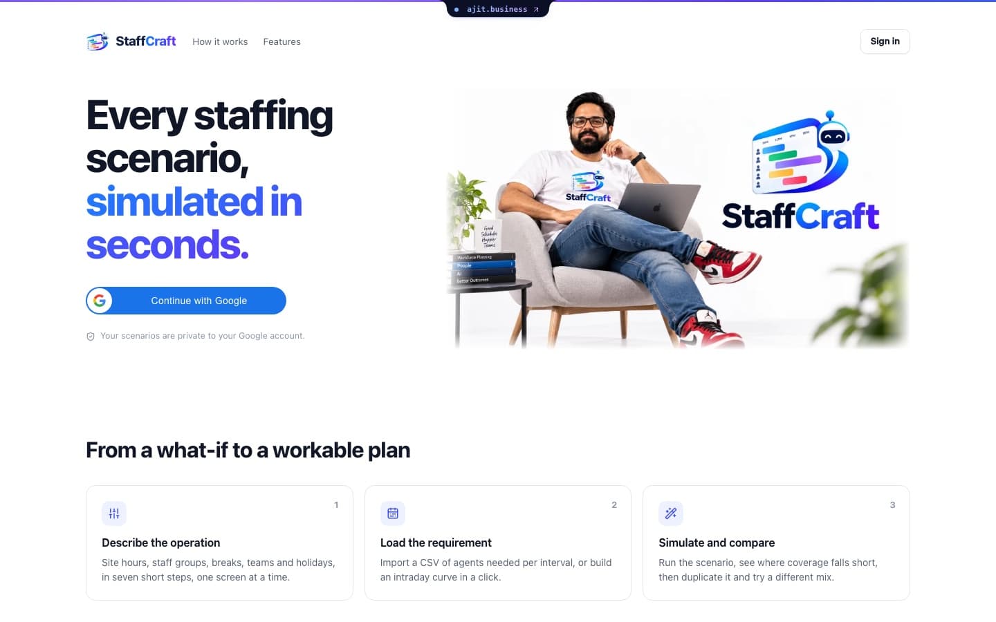 StaffCraft homepage